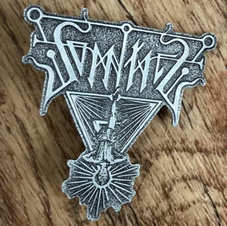 SOMNIATE metallic pin with logo 