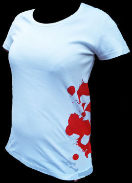 METALGATE MASSACRE girlie t-shirt white