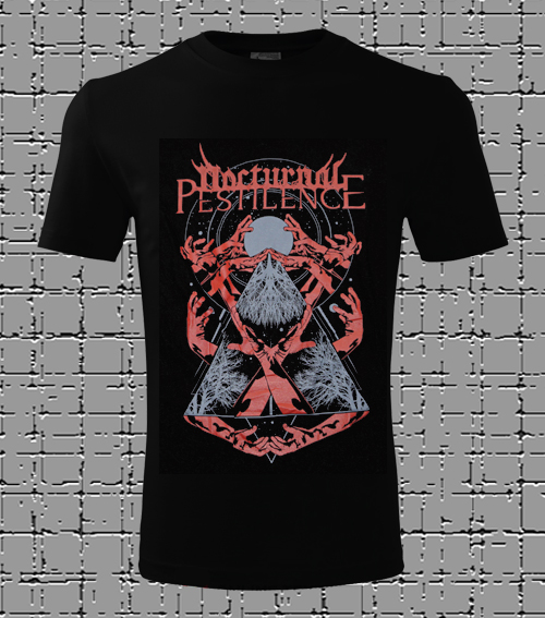 Male t-shirt Nocturnal Pestilence - black