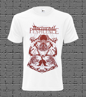 Nocturnal Pestilence Male t-shirt - white